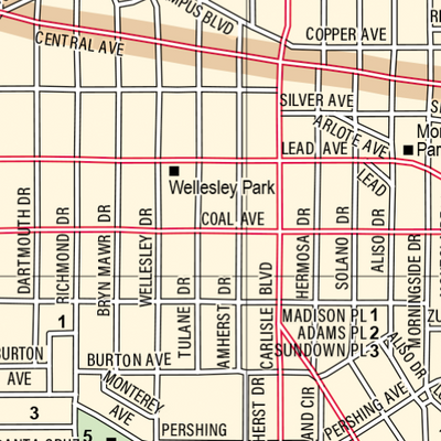 New Mexico Atlas & Gazetteer Albuquerque 5 Preview 2