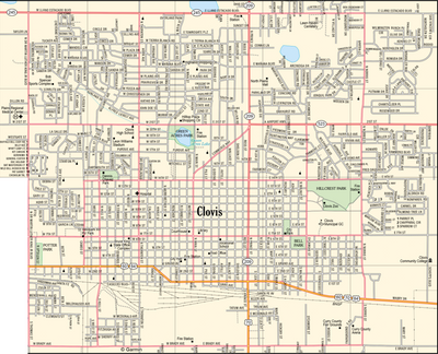 New Mexico Atlas & Gazetteer Clovis Preview 1
