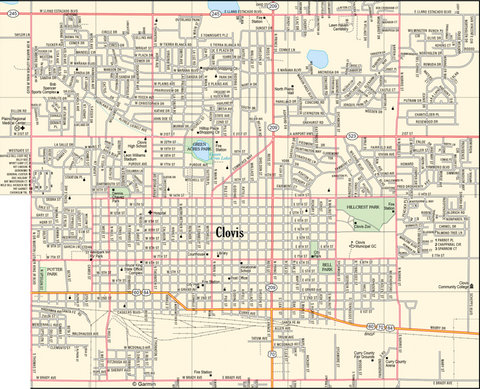 New Mexico Atlas & Gazetteer Clovis Preview 1