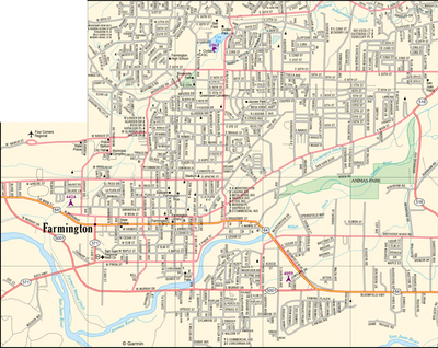 New Mexico Atlas & Gazetteer Farmington Preview 1