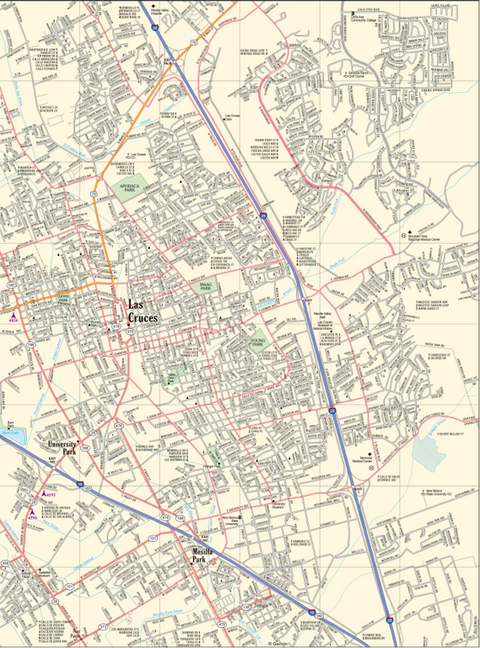 New Mexico Atlas & Gazetteer Las Cruces 2 Preview 1