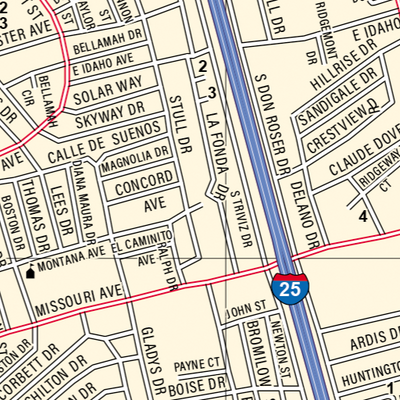 New Mexico Atlas & Gazetteer Las Cruces 2 Preview 3
