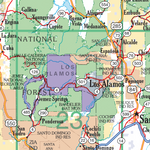New Mexico Atlas & Gazetteer Overview Map Preview 3