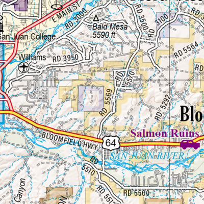 New Mexico Atlas & Gazetteer Page 13 Preview 3