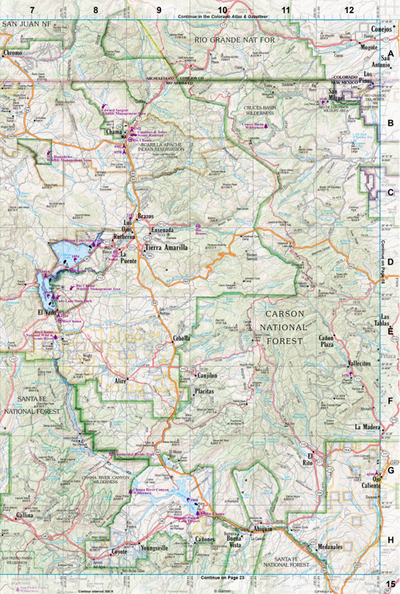 New Mexico Atlas & Gazetteer Page 15 Preview 1