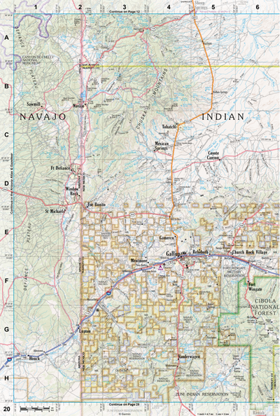 New Mexico Atlas & Gazetteer Page 20 Preview 1