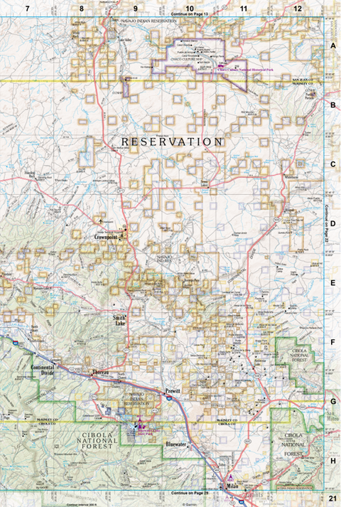 New Mexico Atlas & Gazetteer Page 21 Preview 1