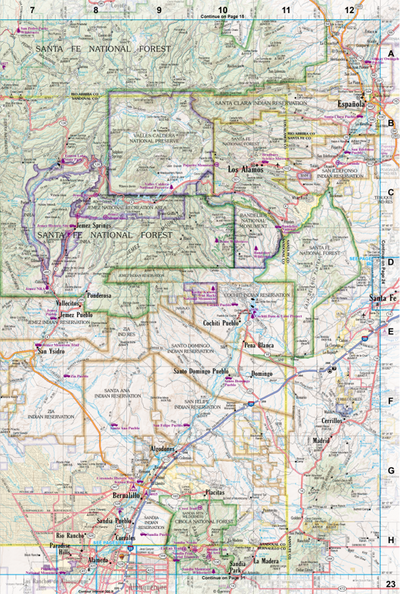 New Mexico Atlas & Gazetteer Page 23 Preview 1