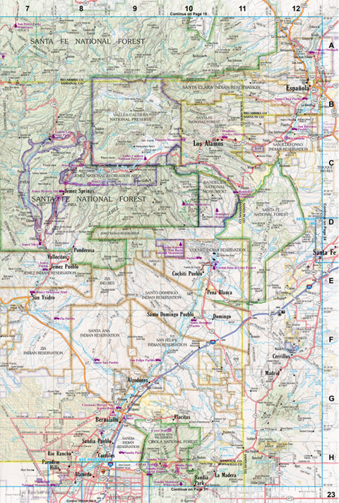 New Mexico Atlas & Gazetteer Page 23 Preview 1