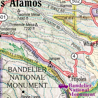 New Mexico Atlas & Gazetteer Page 23 Preview 3