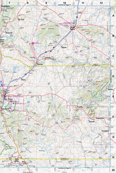New Mexico Atlas & Gazetteer Page 25 Preview 1
