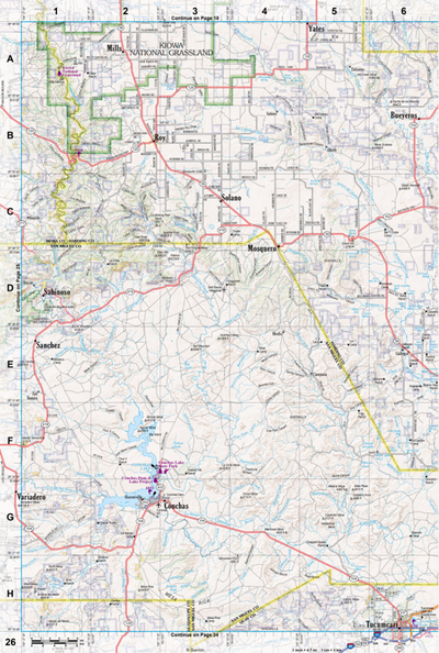 New Mexico Atlas & Gazetteer Page 26 Preview 1