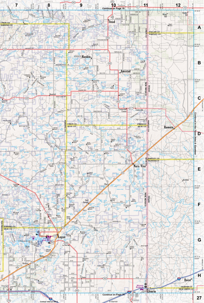 New Mexico Atlas & Gazetteer Page 27 Preview 1