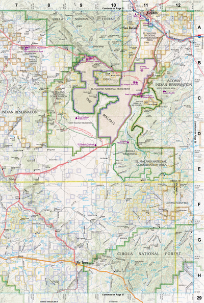 New Mexico Atlas & Gazetteer Page 29 Preview 1