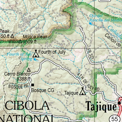 New Mexico Atlas & Gazetteer Page 31 Preview 3