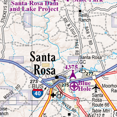 New Mexico Atlas & Gazetteer Page 33 Preview 3
