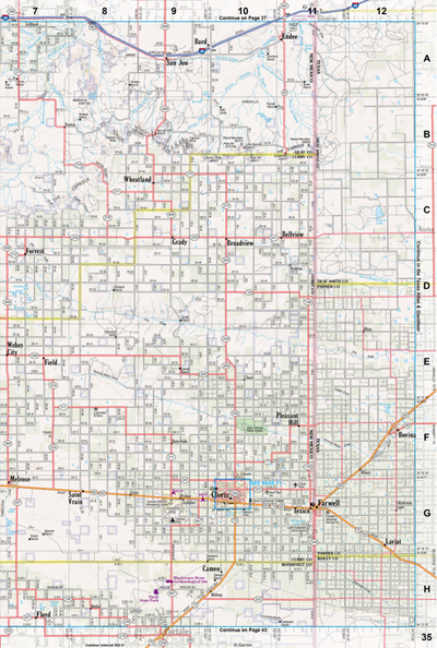 New Mexico Atlas & Gazetteer Page 35 Preview 1