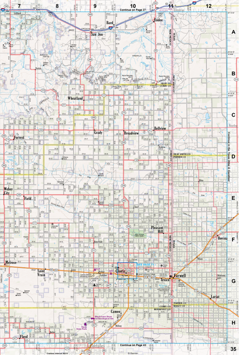 New Mexico Atlas & Gazetteer Page 35 Preview 1