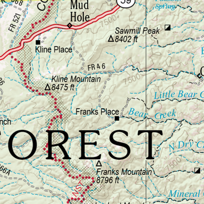 New Mexico Atlas & Gazetteer Page 37 Preview 3