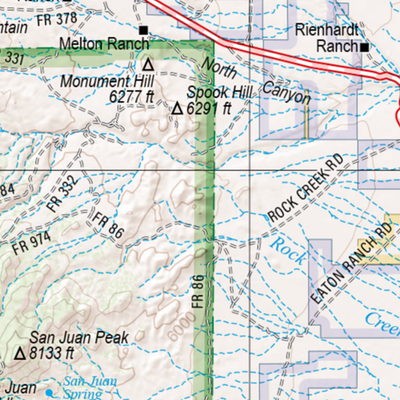 New Mexico Atlas & Gazetteer Page 38 Preview 2