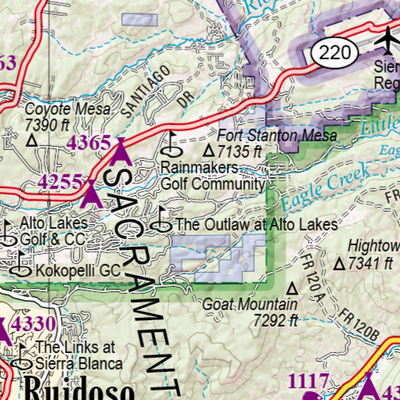New Mexico Atlas & Gazetteer Page 40 Preview 3