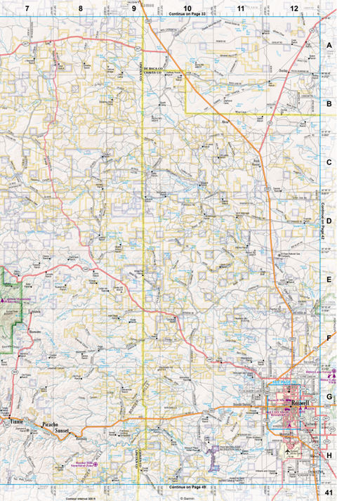 New Mexico Atlas & Gazetteer Page 41 Preview 1