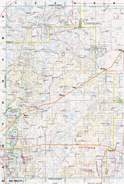New Mexico Atlas & Gazetteer Page 42 Preview 1