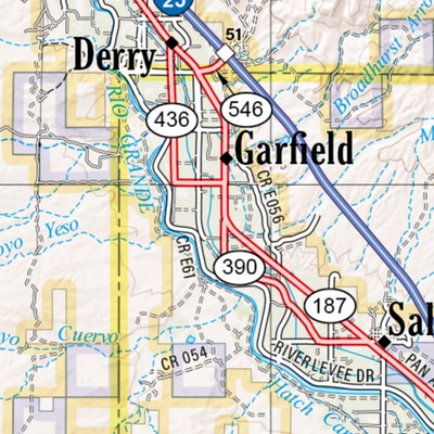 New Mexico Atlas & Gazetteer Page 46 Preview 2