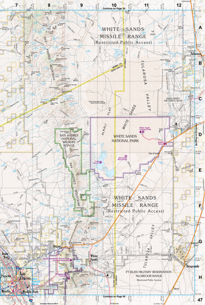 New Mexico Atlas & Gazetteer Page 47 Preview 1