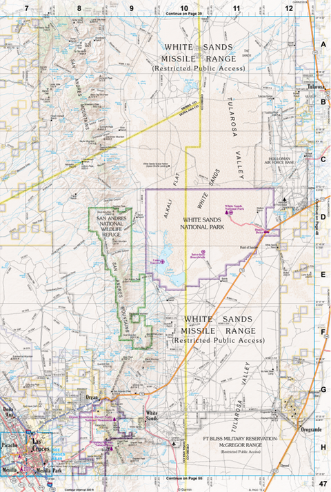 New Mexico Atlas & Gazetteer Page 47 Preview 1