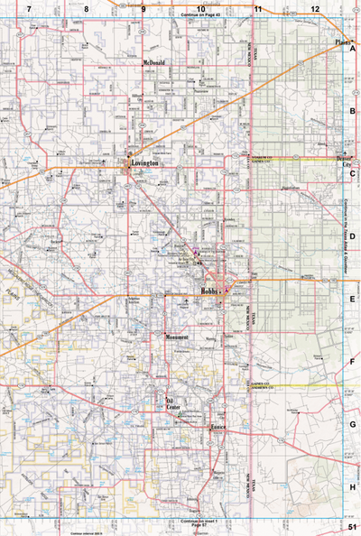 New Mexico Atlas & Gazetteer Page 51 Preview 1