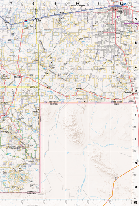 New Mexico Atlas & Gazetteer Page 53 Preview 1