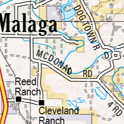 New Mexico Atlas & Gazetteer Page 56 Inset Preview 3