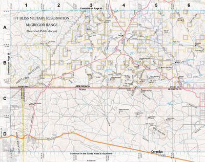 New Mexico Atlas & Gazetteer Page 56 Preview 1