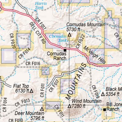 New Mexico Atlas & Gazetteer Page 56 Preview 3