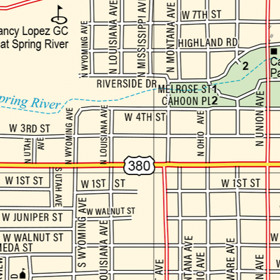 New Mexico Atlas & Gazetteer Roswell Preview 2