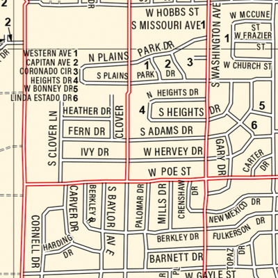 New Mexico Atlas & Gazetteer Roswell Preview 3