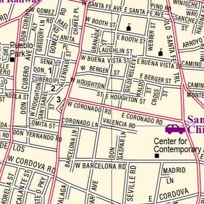 New Mexico Atlas & Gazetteer Sante Fe 2 Preview 2