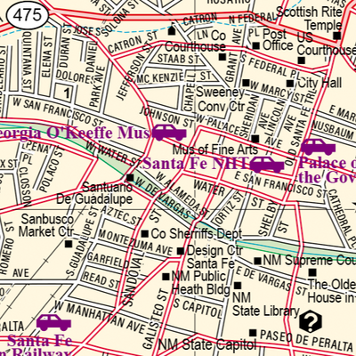 New Mexico Atlas & Gazetteer Sante Fe 2 Preview 3
