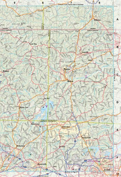 North Carolina Atlas & Gazetteer Page 17 Preview 1