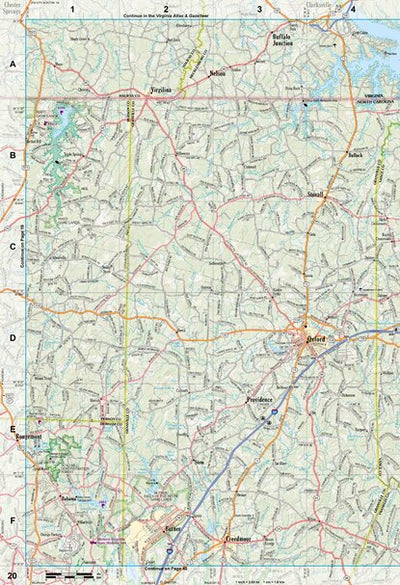 North Carolina Atlas & Gazetteer Page 20 Preview 1