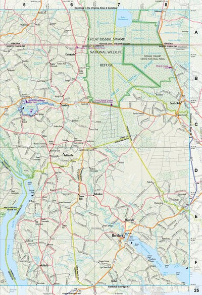 North Carolina Atlas & Gazetteer Page 25 Preview 1