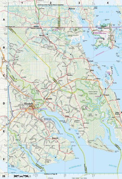 North Carolina Atlas & Gazetteer Page 26 Preview 1