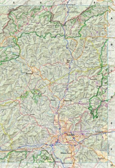 Garmin North Carolina Atlas & Gazetteer Page 31 digital map