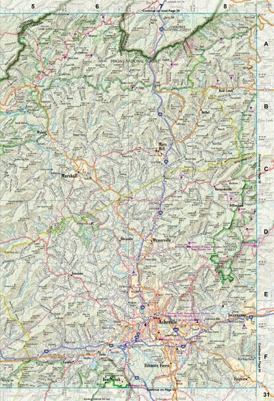 North Carolina Atlas & Gazetteer Page 31 Preview 1