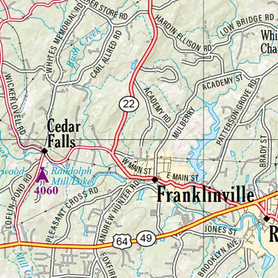 North Carolina Atlas & Gazetteer Page 38 Preview 3