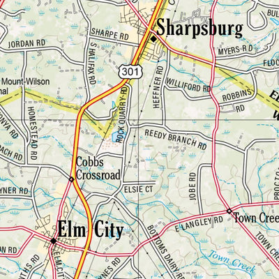 North Carolina Atlas & Gazetteer Page 42 Preview 2