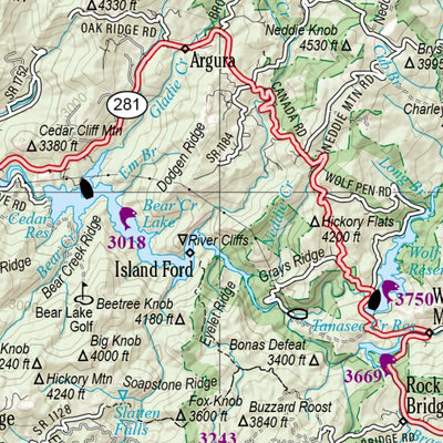 North Carolina Atlas & Gazetteer Page 52 Preview 2