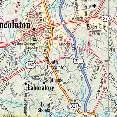 North Carolina Atlas & Gazetteer Page 56 Preview 3