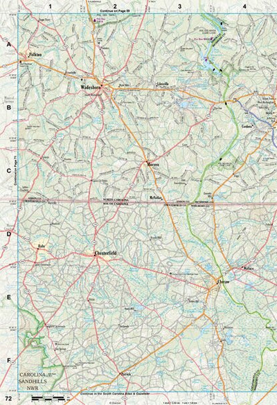 North Carolina Atlas & Gazetteer Page 72 Preview 1